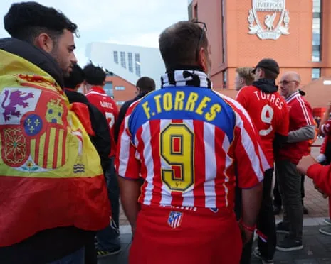 Anfield Side Face Madrid Outfit in UCL Clash